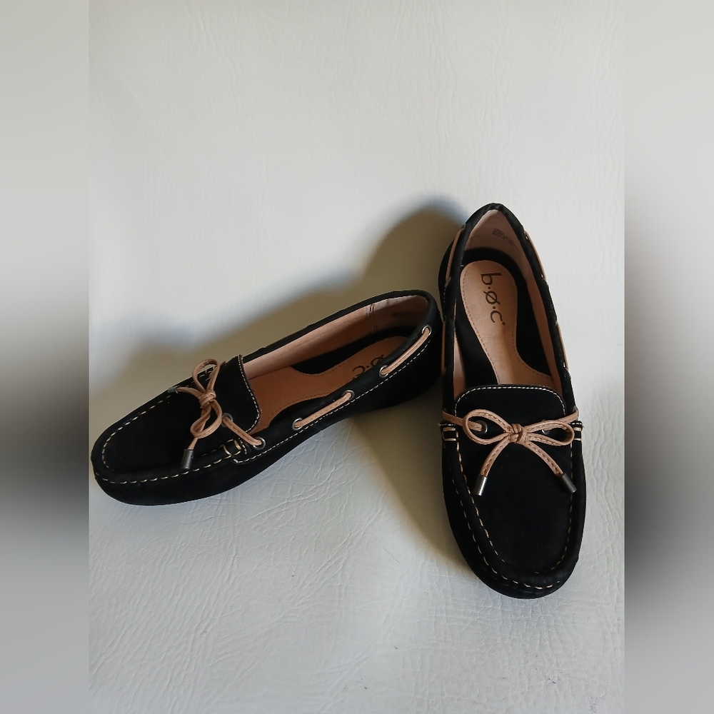 b.o.c. Women's Black & Tan Driving Shoes Sz6.5M